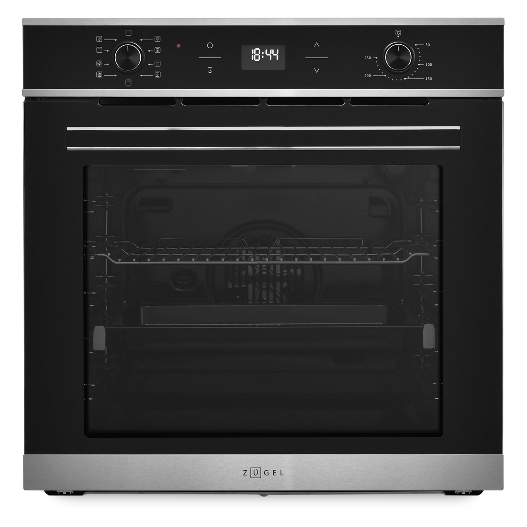 9956597 Электрический духовой шкаф ZUGEL ZOE602X черный STDN-0110498