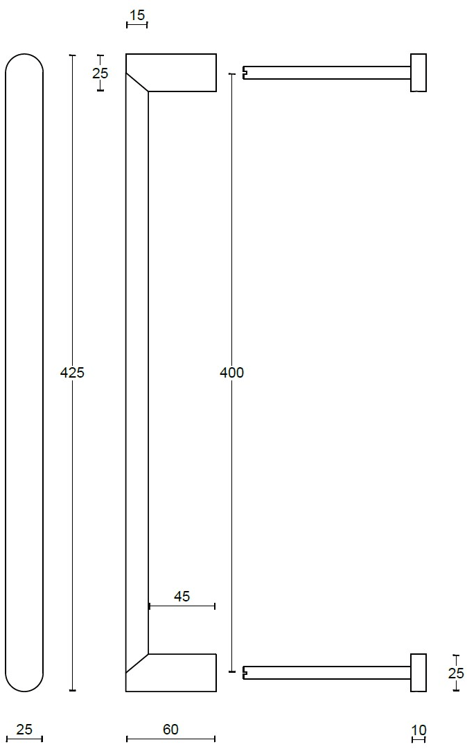 Formani Ручка из нержавеющей стали Arc sun-id-1407194 - Вид №2