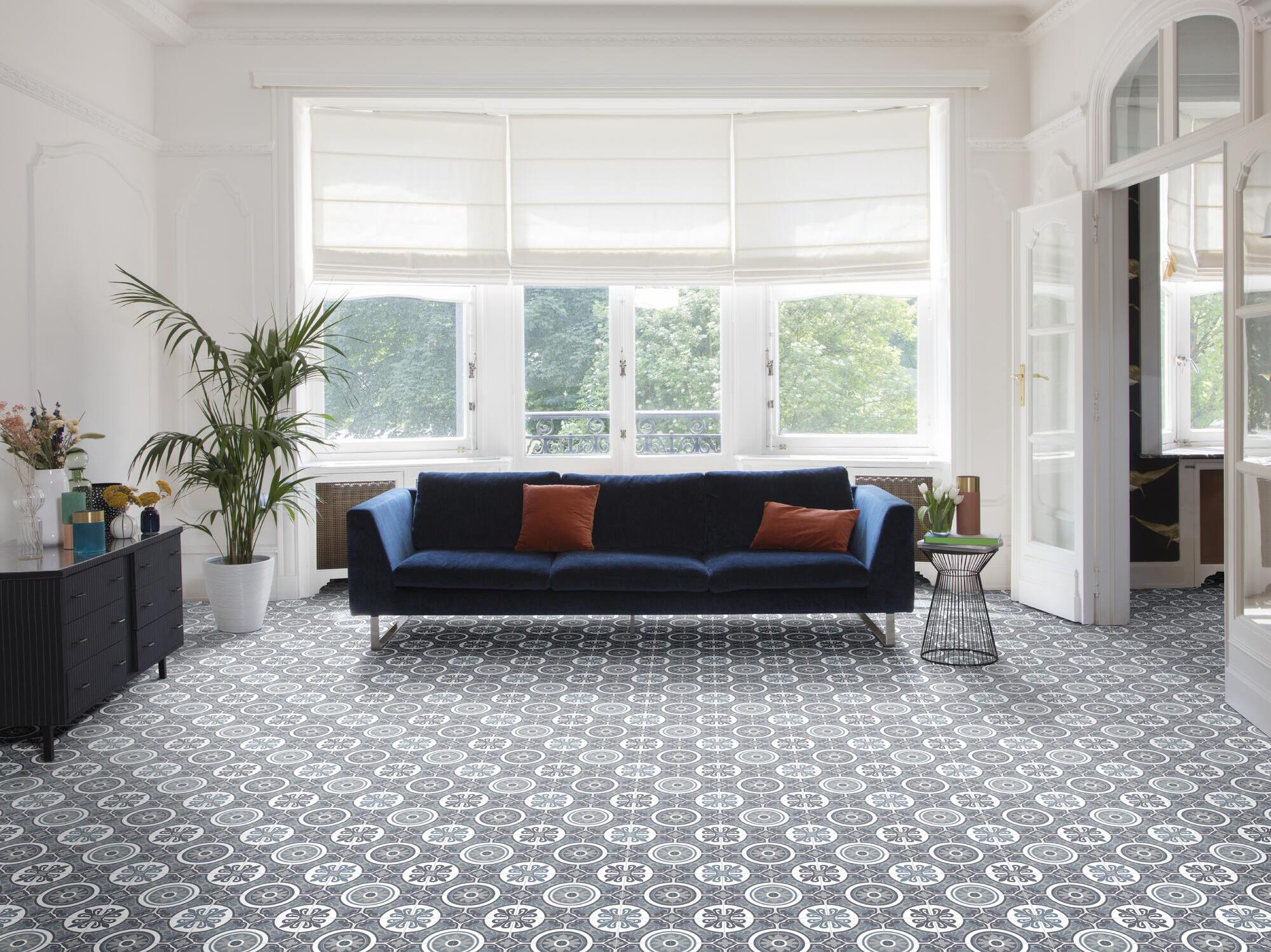 Нескользящий виниловый пол с цементным эффектом BEAUFLOR Feelings ARCH-00046677