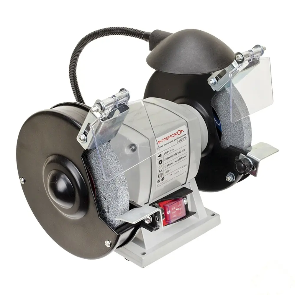 Точило Интерскол Т-150/150, 150 Вт, с диаметром диска 150 мм STLM-2037766