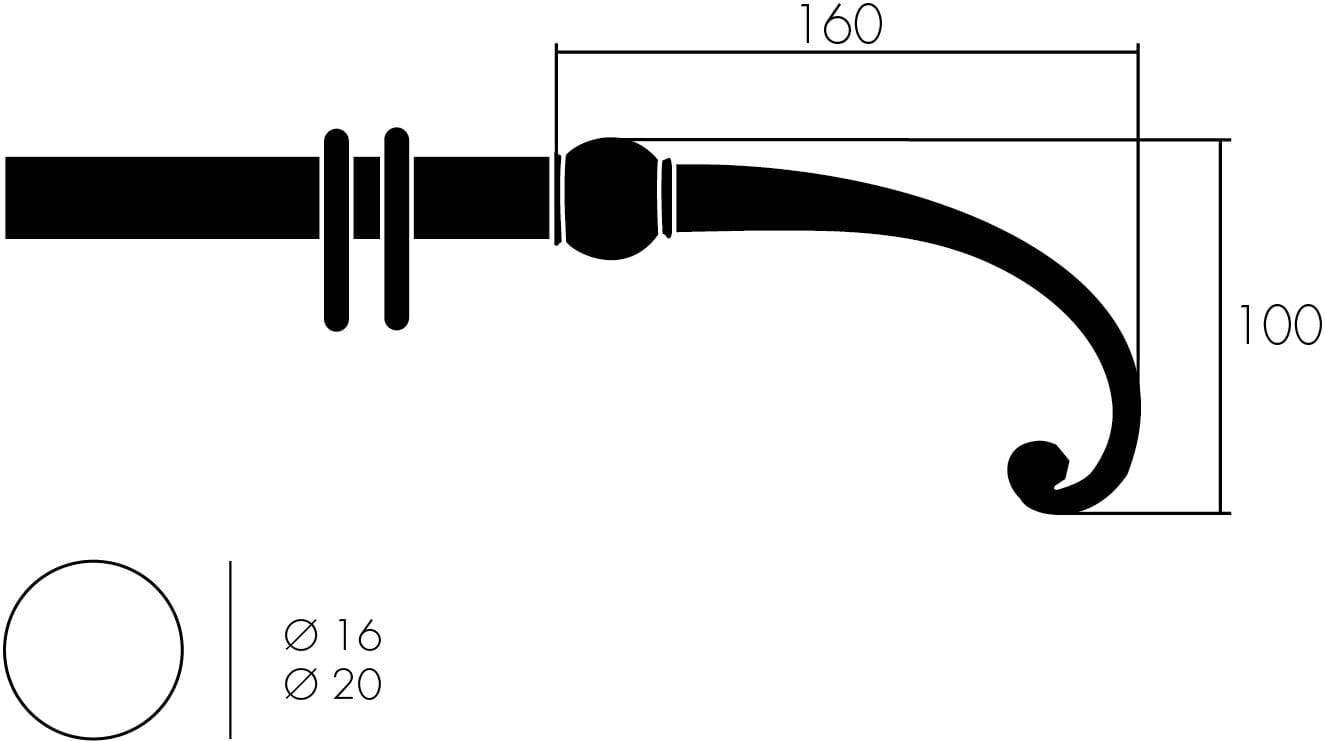 Железный карниз Frandoli Олимпийские боги ARCH-00096201 - Вид №2