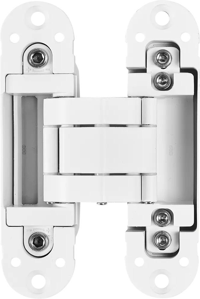 88906677 Петля дверная скрытая 120x30x30 мм ЦАМ цвет белый STLM-0894747