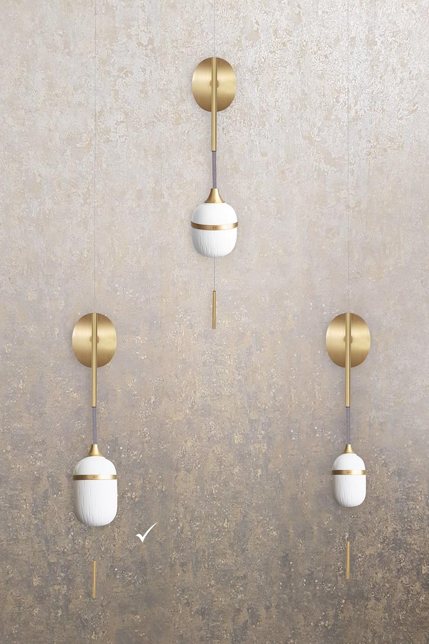 designheure Настенный светильник из фарфора Fleur de kaolin sun-id-1514561 - Вид №3