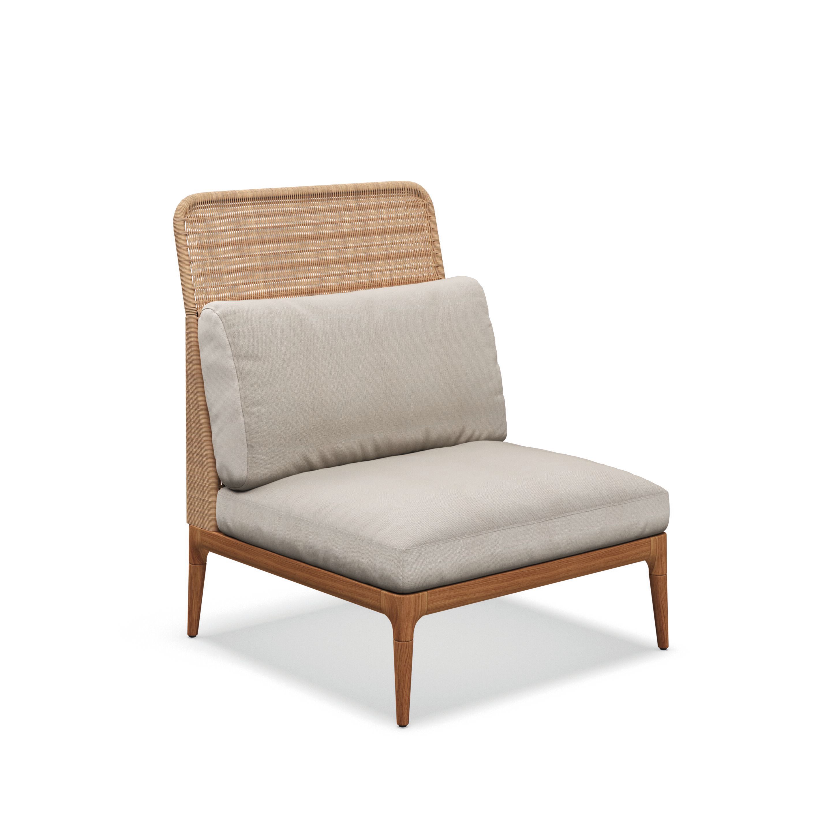 Плетеное и тканевое садовое кресло Gloster ARCH-00122507 - Вид №12