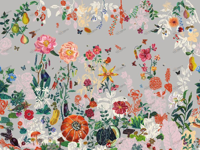 Moustache Обои с цветочными мотивами Domestic Ndl043 