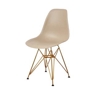 91988854 Комплект кухонных стульев 2 шт Derstuhl Gold 45x82x45 см полипропилен цвет темно-бежевый STLM-1523997