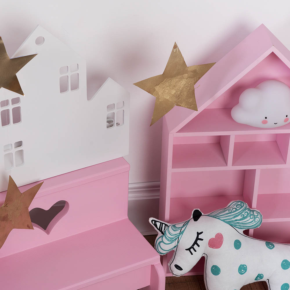 Табурет-лестница детский розовый VAMVIGVAM  282236 Розовый Santreyd  - Вид №8