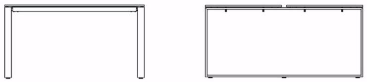 Dieffebi Модульный прямоугольный рабочий стол Dotbox evolution sun-id-1481574 - Вид №8