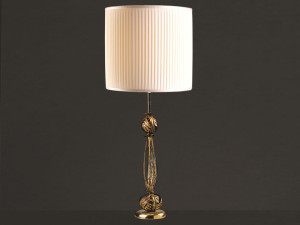 Железная настольная лампа