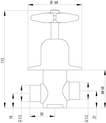45 Kowhai душевой кран Methven  - Вид №1