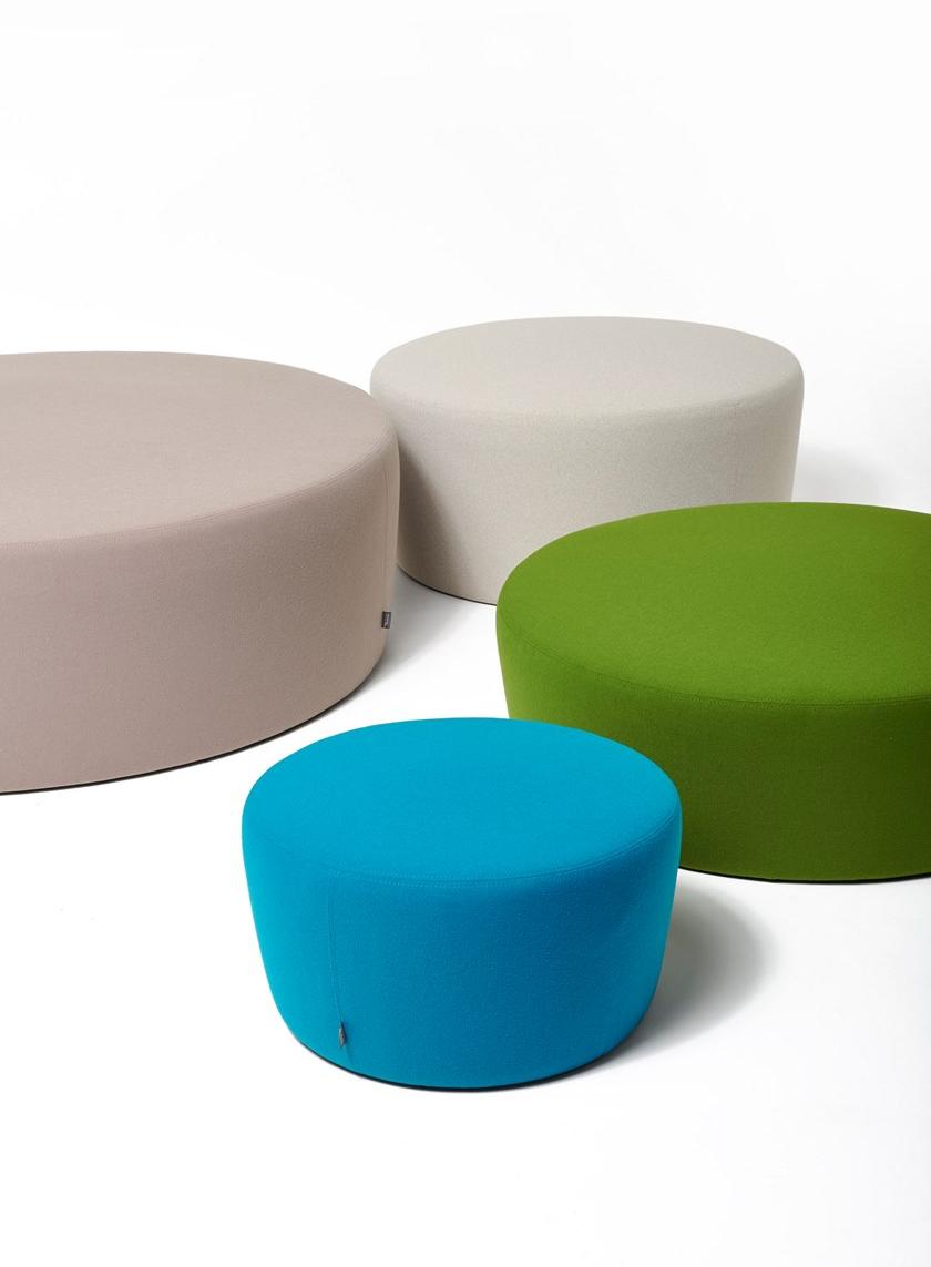 Diemme Круглый пуф из ткани Circuit sun-id-1355259 - Вид №1