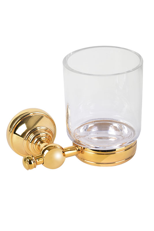 140110003a Подставка для зубных щеток Luna, золото Eca 