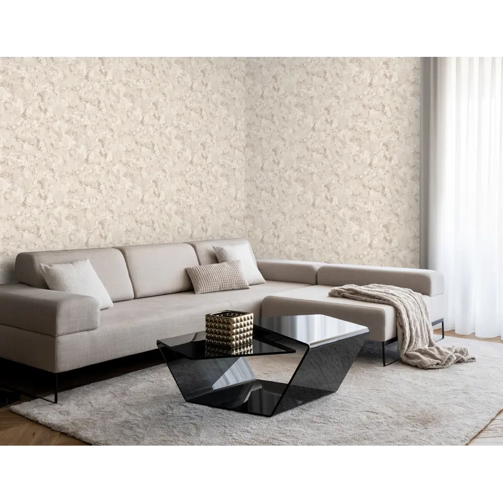 Обои флизелиновые Ateliero Ruskeala бежевые 1.06 м AT38396-03 STLM-2073241 - Вид №5