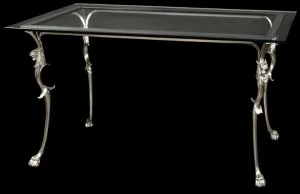 Tisserant Прямоугольный стеклянный стол