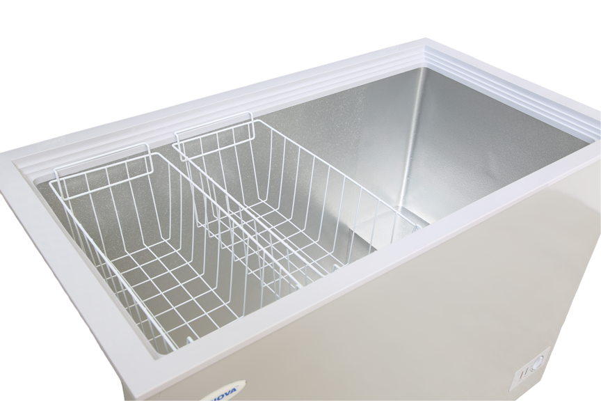 9270374 Морозильный ларь RENOVA FC-385C серебристый STDN-0100708 - Вид №2