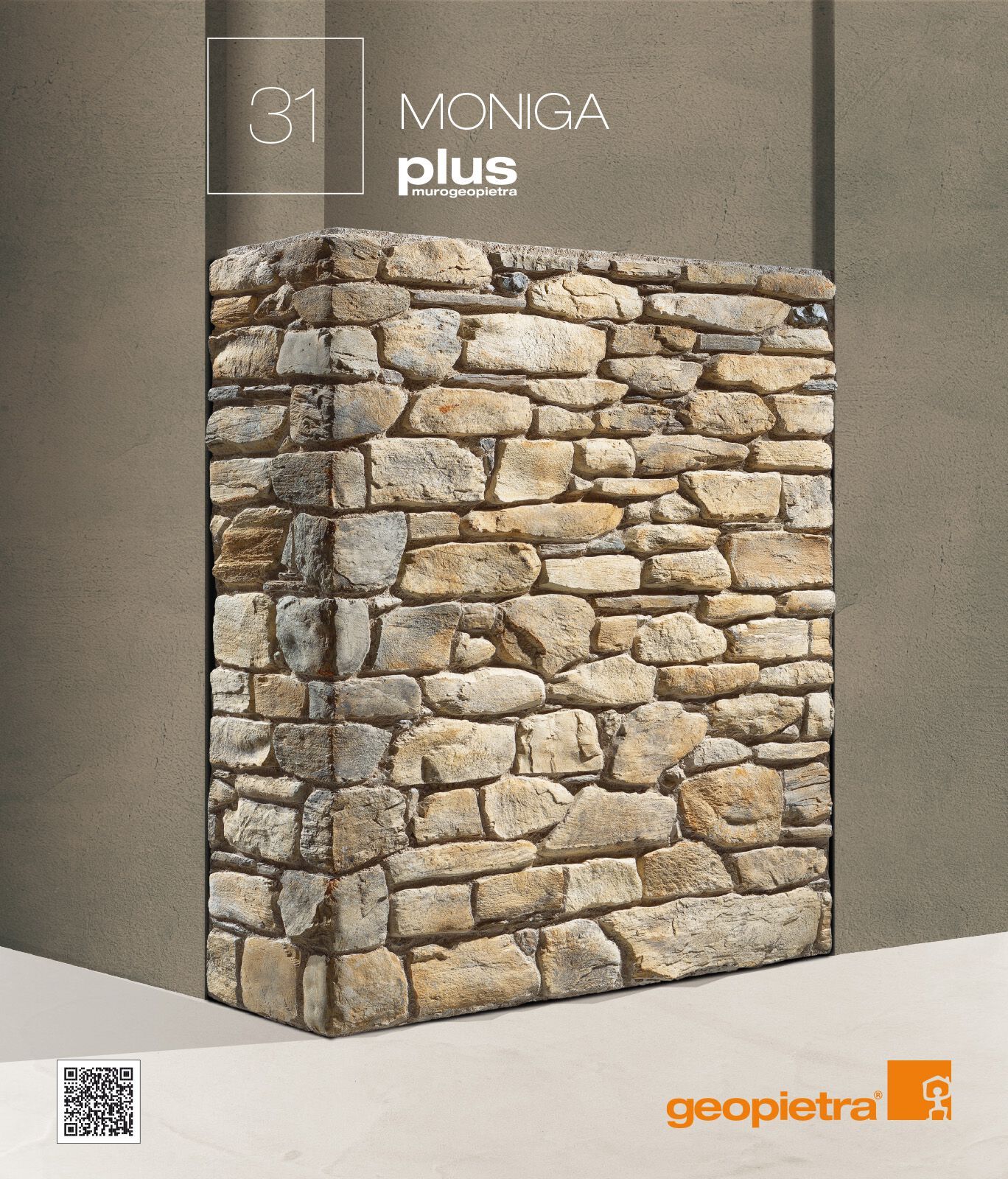 Реконструированная каменная облицовка GEOPIETRA® спонтанный профиль ARCH-00112311 - Вид №1