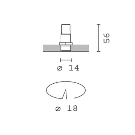 Утопленный светодиодный прожектор iGuzzini лазер ARCH-00112249 - Вид №5