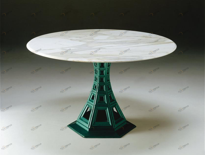 Mirabili Круглый стол из мрамора и металла Mirabili arte d'abitare sun-id-1467649