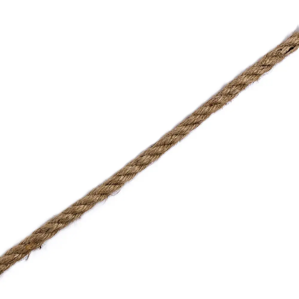 СИБШНУР Джутовая веревка 8 мм × 10 м для хозяйственных работ 82202108 STLM-1577209