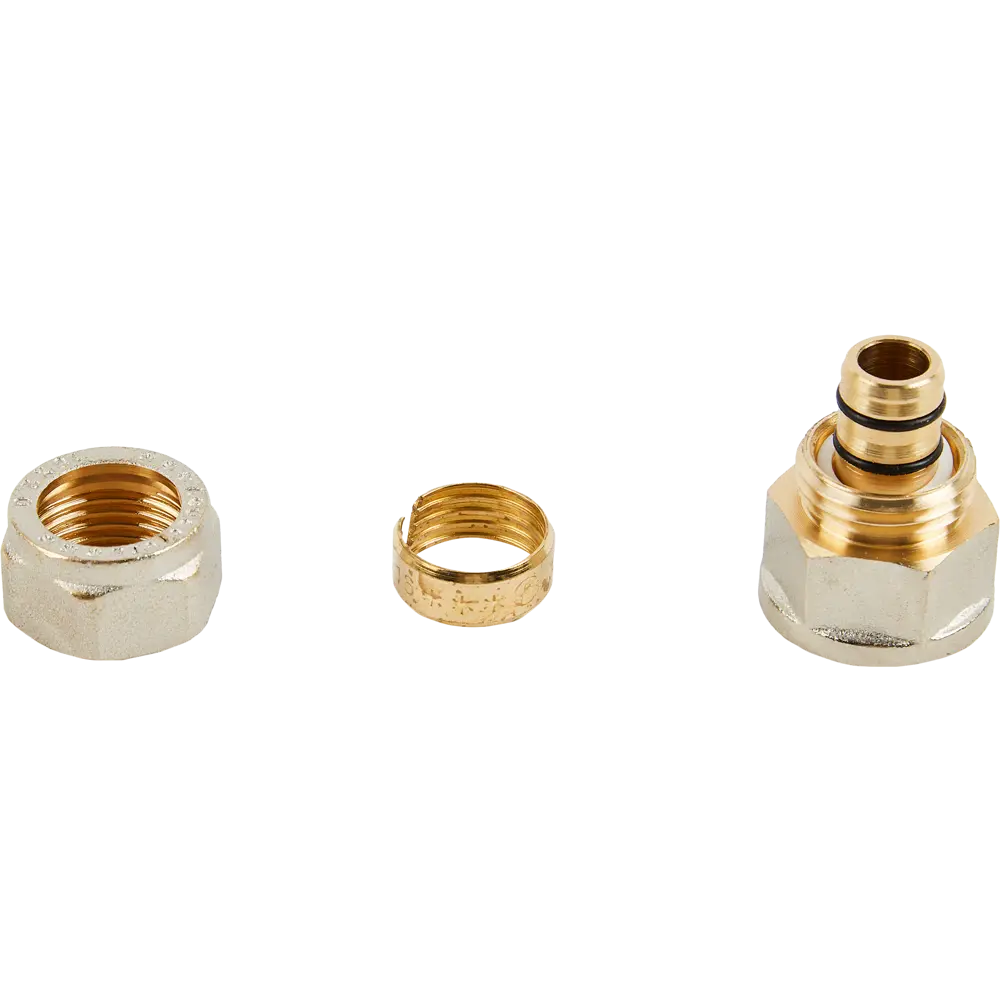 Переходник Aquasfera 1/2"x16 мм ВР никелированная латунь 027-8714 STLM-2173544 - Вид №2