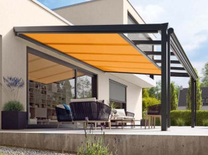 Тент с боковыми направляющими