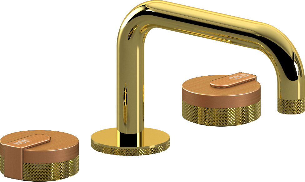 E-11510-R1BRG-L1BRG-AU Смеситель для умывальника на 3 отвертия GRAFF MOD+