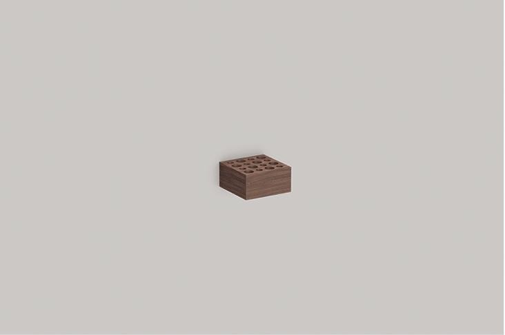 8266000671 Коробка с отверстиями, as.box1, американский орех, промасленная Alape Assist 