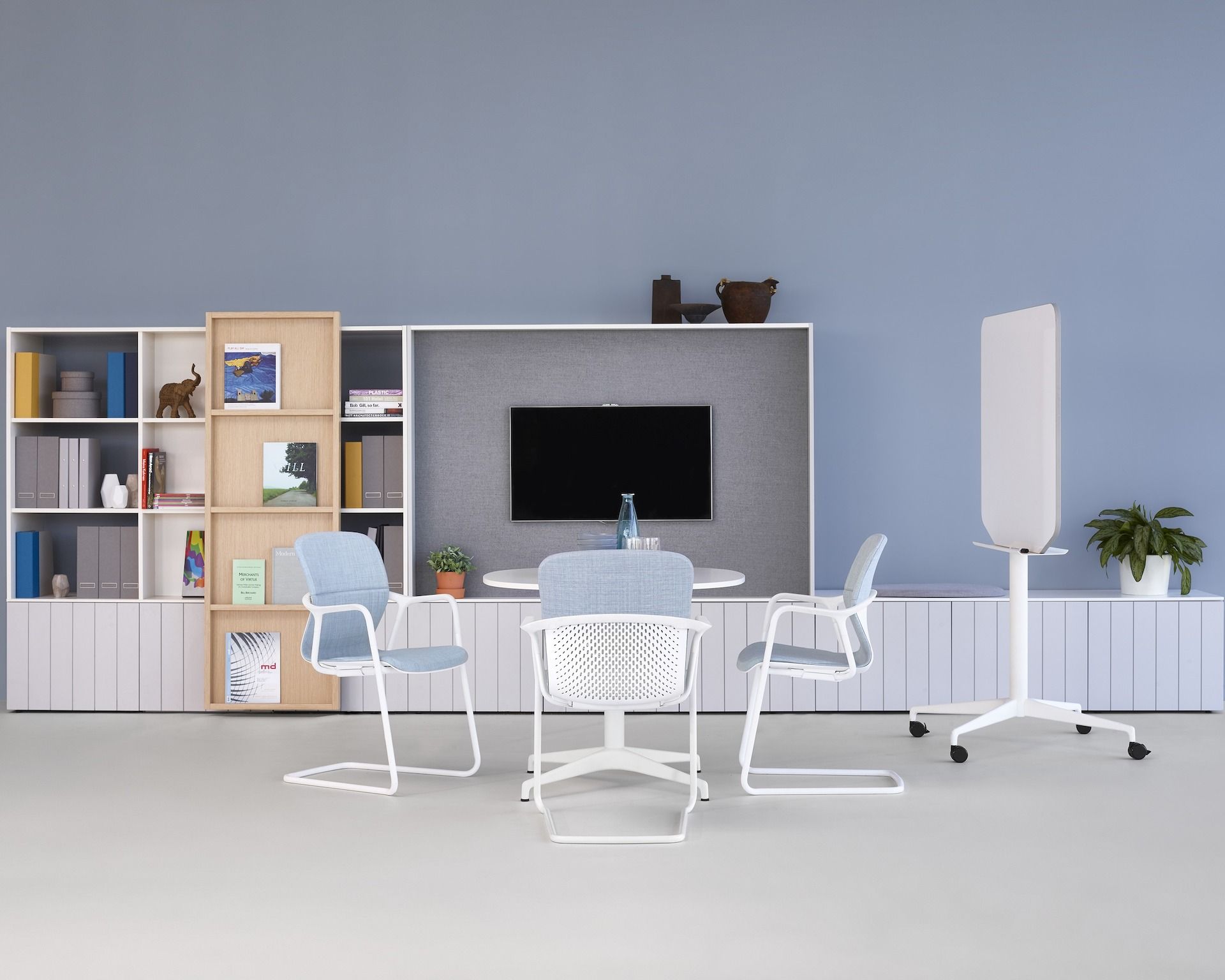 Мягкий консольный стул с подлокотниками Herman Miller Keyn ARCH-00065066 - Вид №9