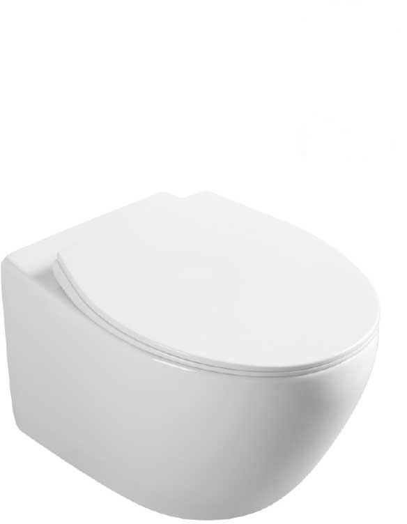 91078339 Унитаз подвесной VT1-25 безободковый с сиденьем микролифт STLM-0472590 VINCEA