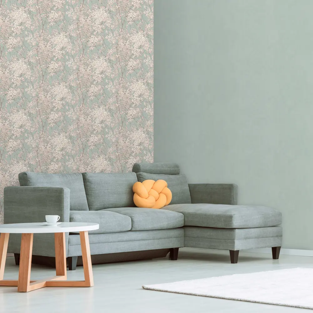 Флизелиновые обои DIAMOND Yuka - изумрудная элегантность для интерьера 89364650 STLM-0833556 - Вид №3