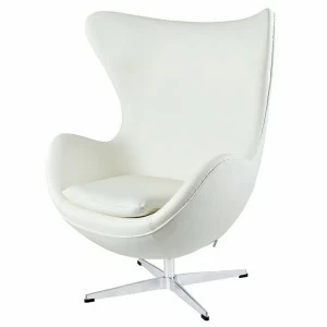Кресло Egg Chair by Arne Jacobsen белое ICON DESIGNE ДИЗАЙНЕРСКИЕ, EGG 178036 Белый