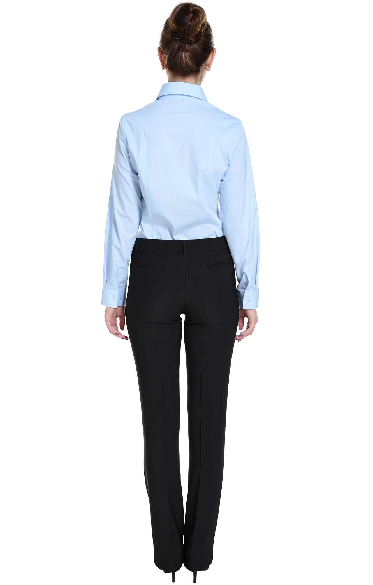 62506 Рубашка женская  sky blue El-Risto  Корпоративная одежда  размер 46 (L)  - Вид №6