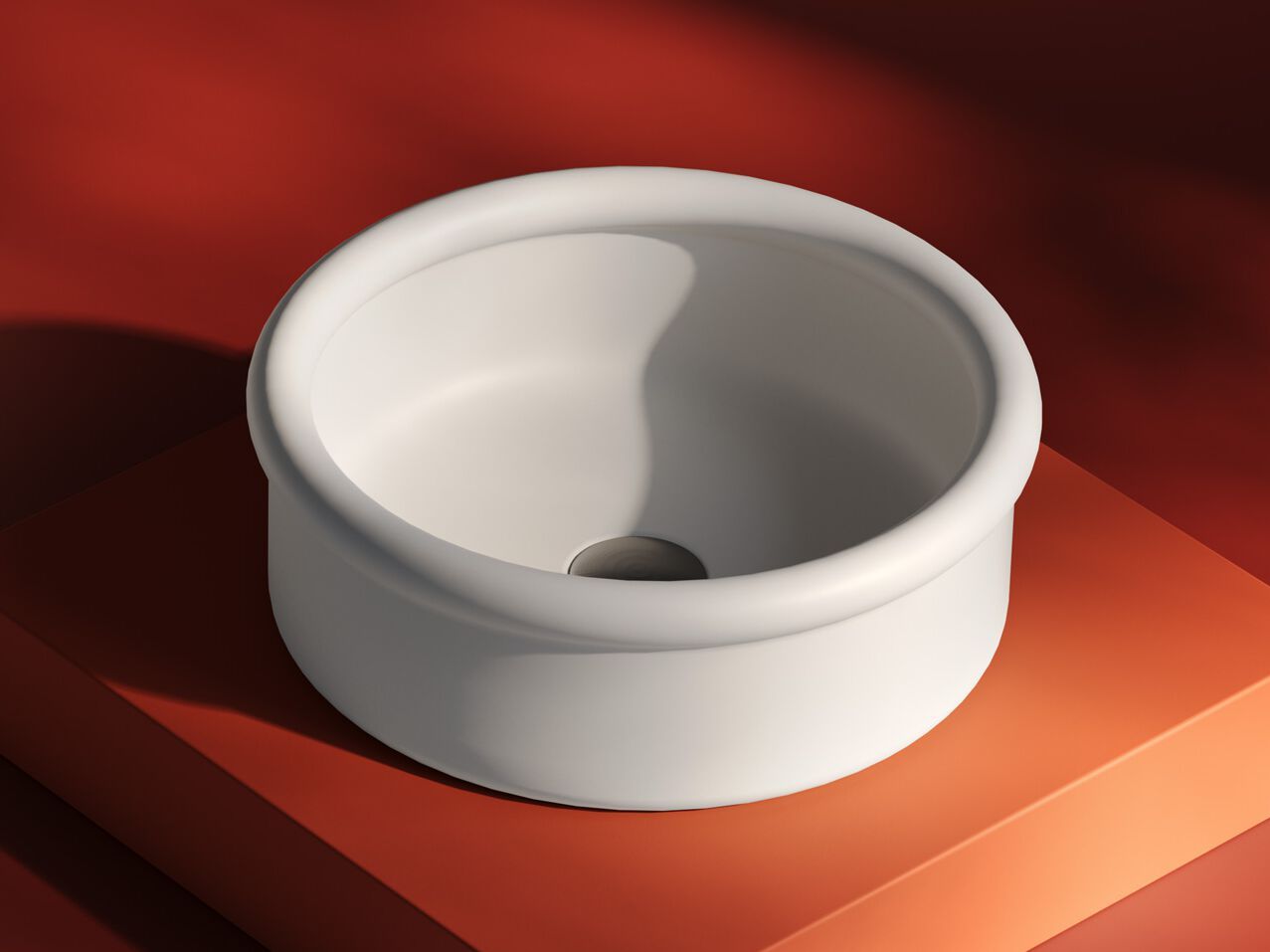 Керамическая столешница круглый умывальник ArtCeram Brera ARCH-00075879