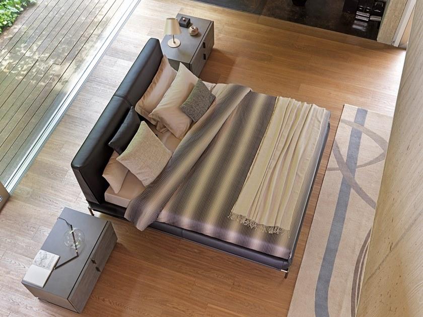 Flou Двуспальная кровать с обивкой и съемным чехлом из ткани Icon sun-id-1414597 - Вид №5