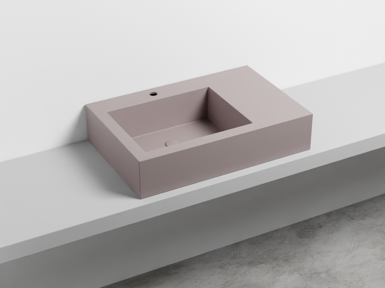 NALAMSX-CP Керамическая раковина с 1-им отверстием, чаша слево cielo I Narcisi Ceramica Cielo