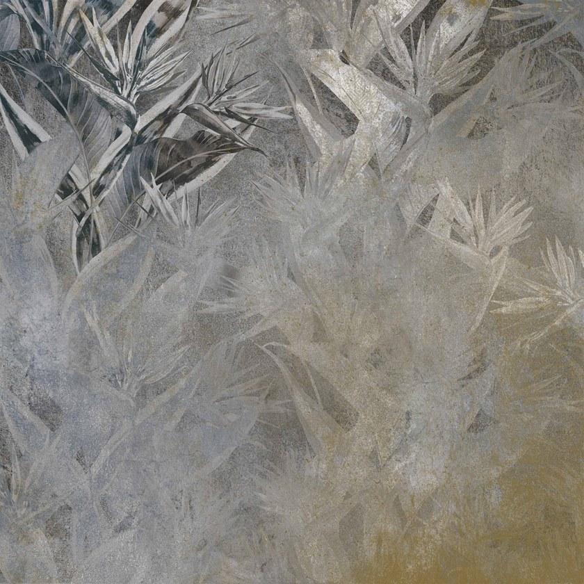 YO2 Обои на флизелиновой основе с тропическим эффектом металлик Botanic drops sun-id-1367943 - Вид №1