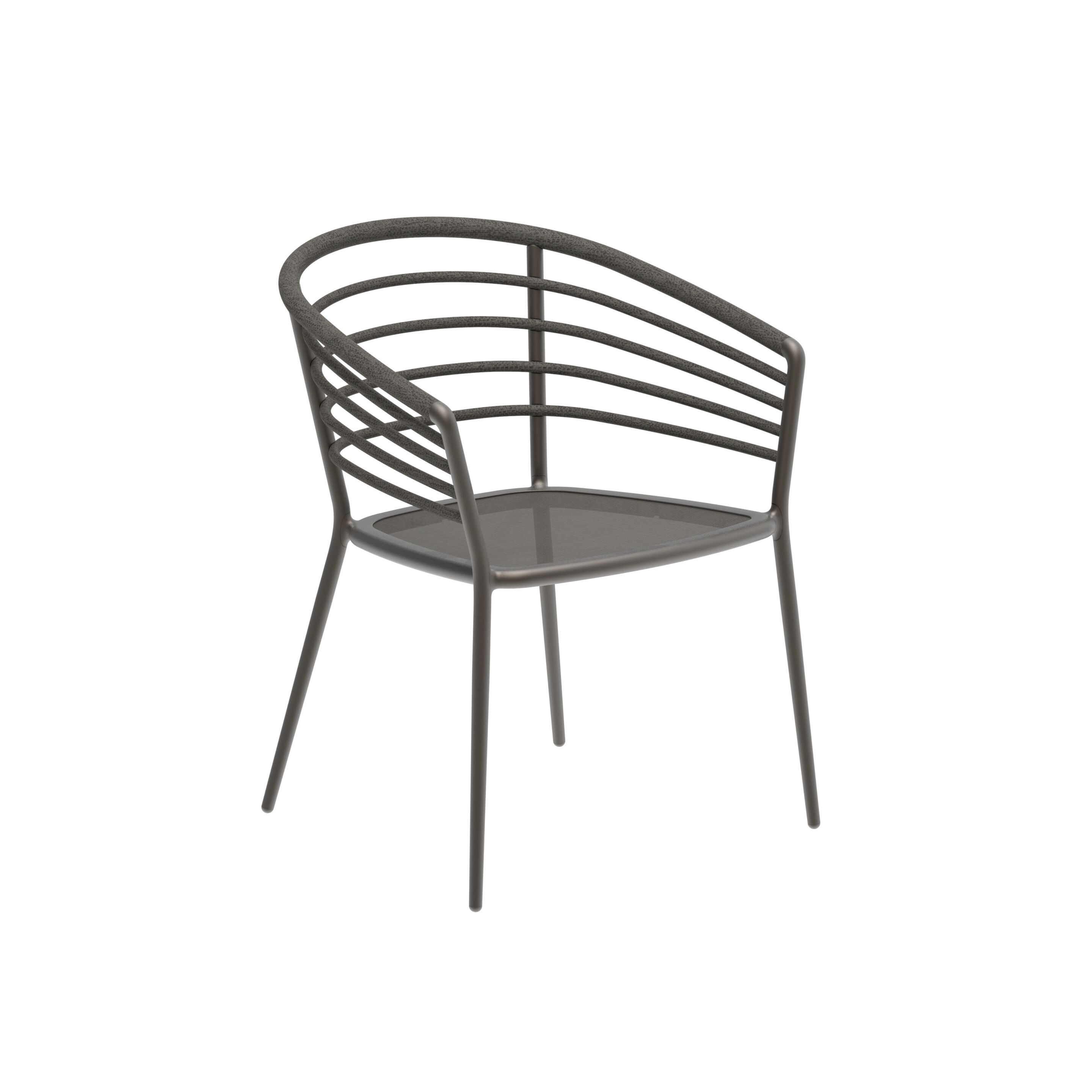 Алюминиевый садовый стул с подлокотниками Royal Botania Archy ARCH-00101924 - Вид №1