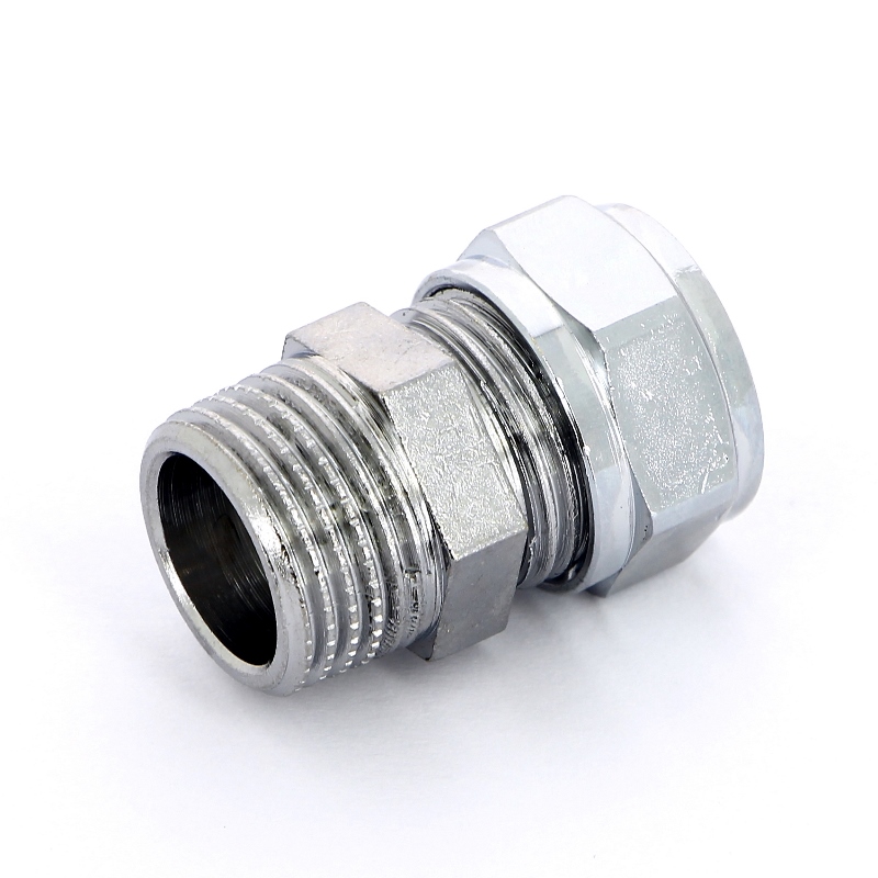 Муфта обжим-Н хромированная TIEMME 15х1/2" 1130036 - Вид №2