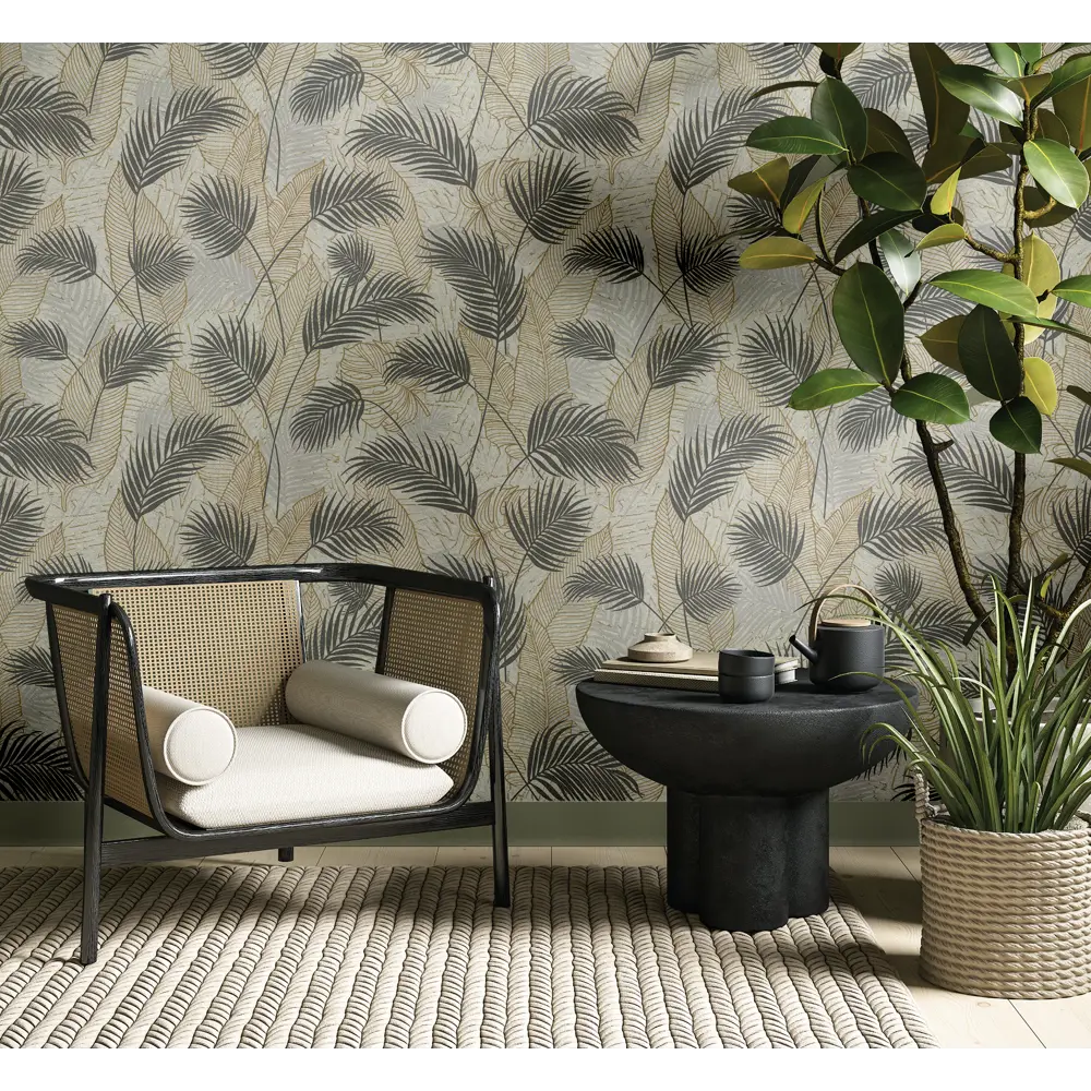 Обои флизелиновые Артекс Пальмира серые 1.06 м 20174-05 STLM-2123111 - Вид №2