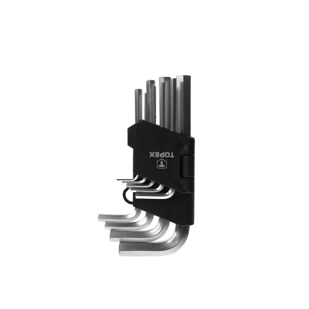 Набор ключей имбусовых шестигранных Topex 35D955 1.5-10 мм, 9 предметов STLM-2119769 - Вид №1