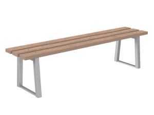 Скамья WPC без спинки