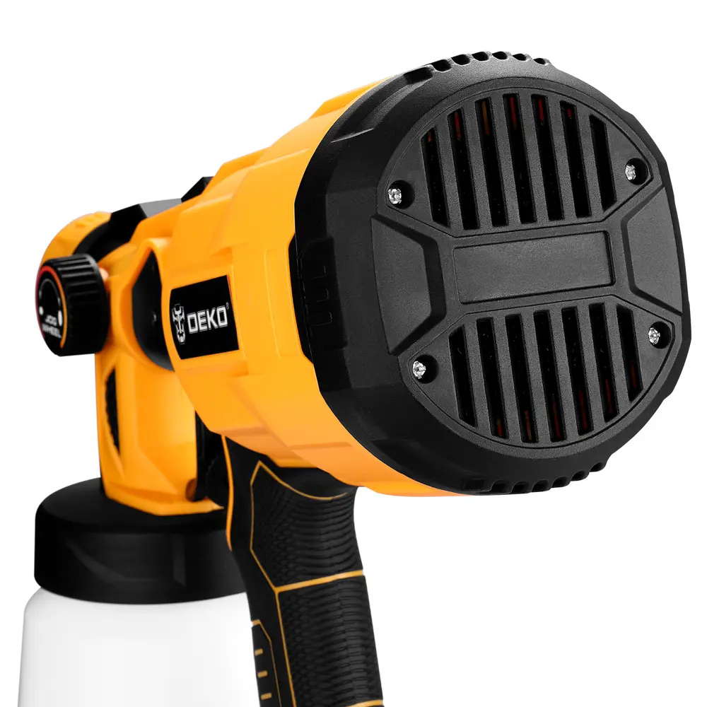 Краскопульт аккумуляторный Deko DSG20K2, 20 В Li-ion 2.3 Ач, 0.5 л/мин STLM-2190758 - Вид №6