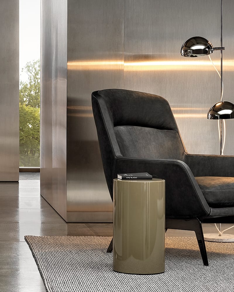 Круглый металлический журнальный столик Minotti Pilotis ARCH-00126862 - Вид №4