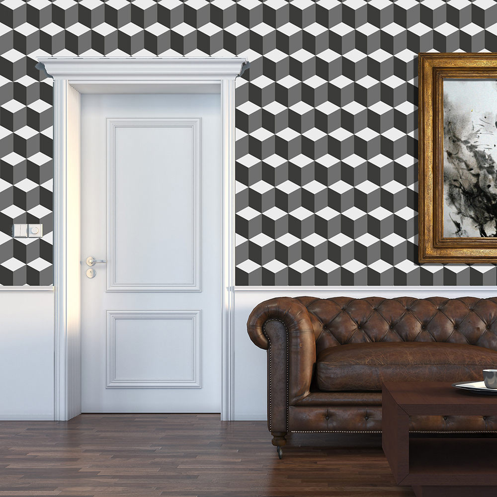 Декор для стен 3D Cubes Pattern Walplus WM5101X8 - Вид №3