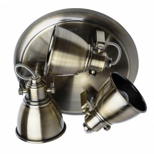 Спот потолочный на 3 лампы бронзовый "Ринген 1" 547020203 DE MARKT РИНГЕН 00-3891124 Бронза