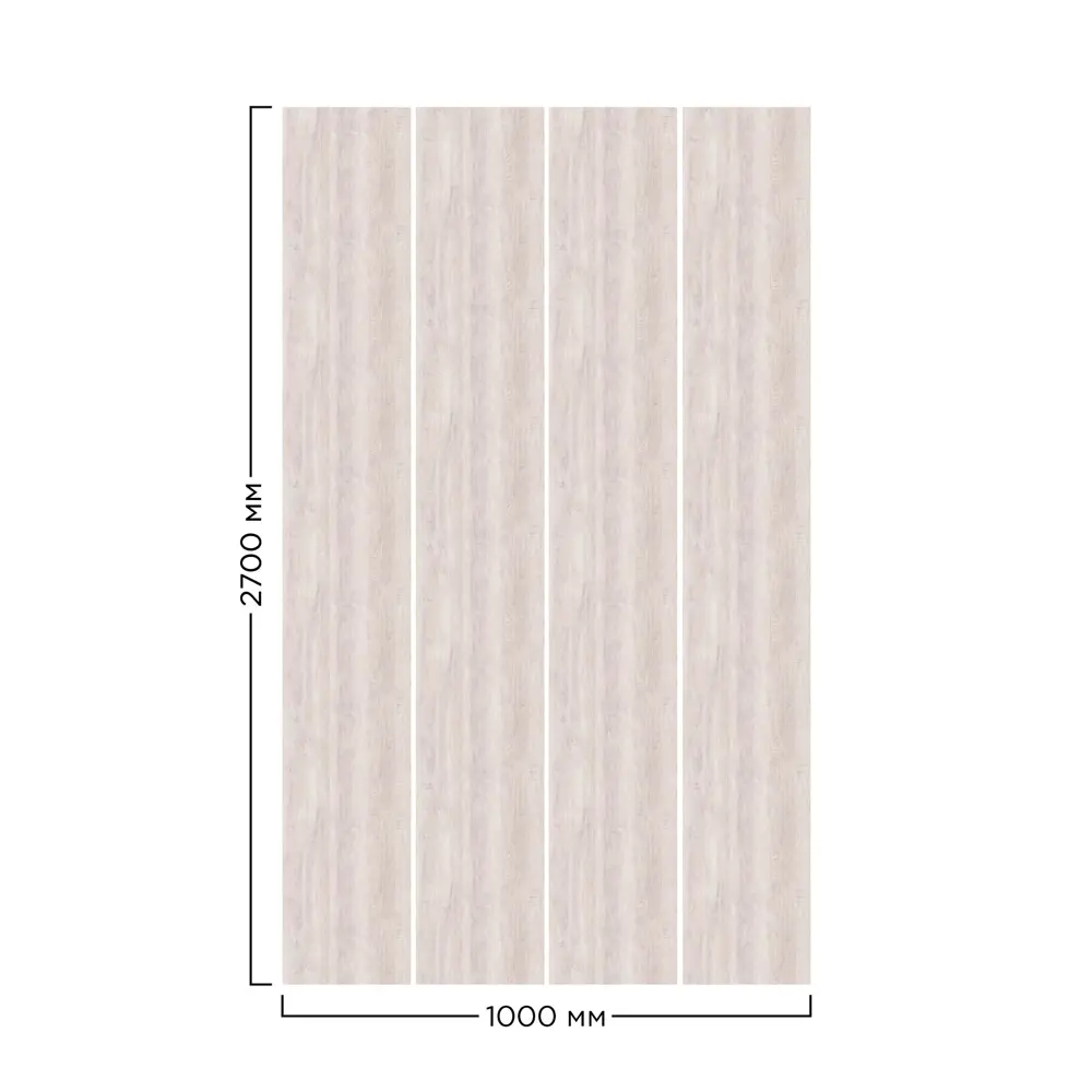 FINEBER Стеновая панель Дуб серый - стильная отделка для интерьера 89337309 STLM-1013571 - Вид №4