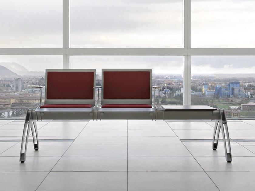 ALMA DESIGN Сиденье на стальной балке с подлокотниками Terminal sun-id-1403000 - Вид №10