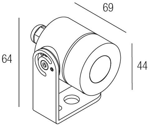 Flexalighting Регулируемый светодиодный проектор для улицы sun-id-1370623 - Вид №2