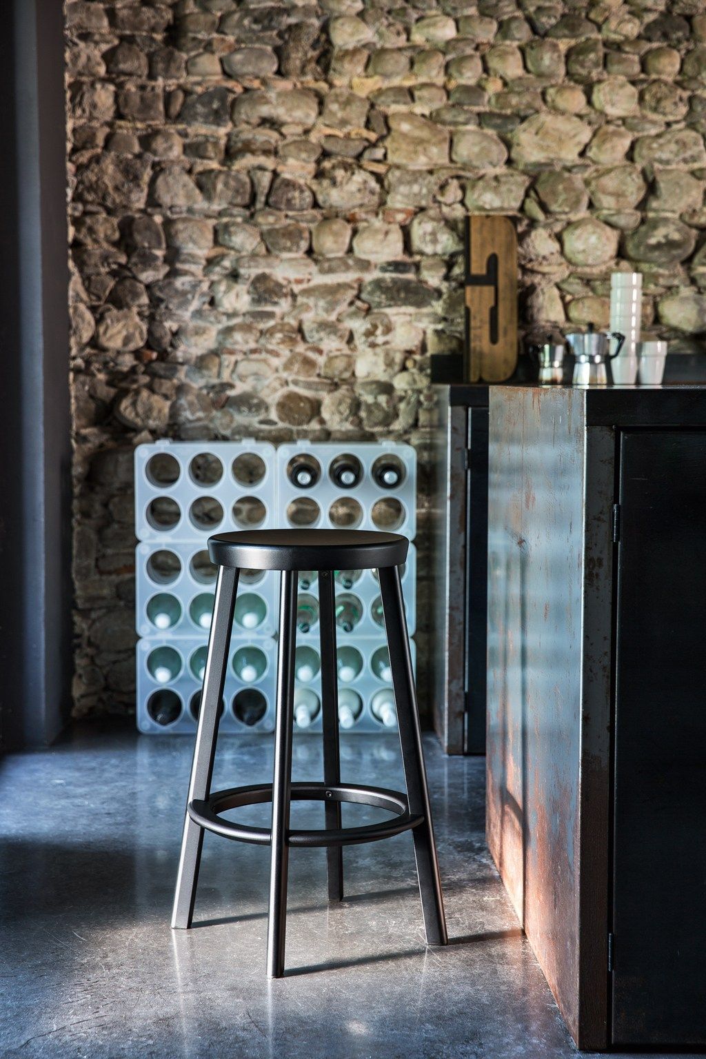 Алюминиевый стул с подставкой для ног Magis дежа-вю ARCH-00034892 - Вид №6