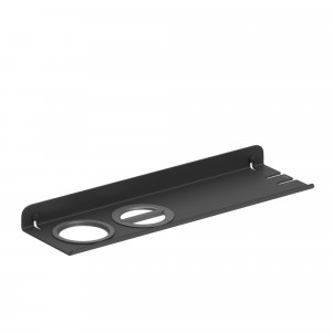 185382 Полка с держателем для фена и выпрямителя для волос 45 см цвет Черный Sonia QUICK Испания